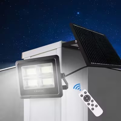 High Power 50W-500W Solar Flood Lights with 120 Degrees Beam Angle and 6000K Cool White LED